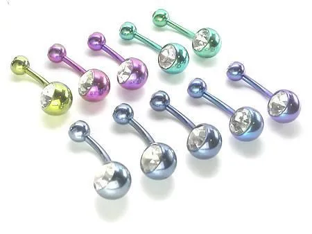 Dildos Painful Pleasures 14g Externally Threaded Titanium Navel Barbell w Double Jewel Price Per 1 Dildos Painful Pleasures 14g Externally Threaded Titanium Navel Barbell w Double Jewel Price Per 1