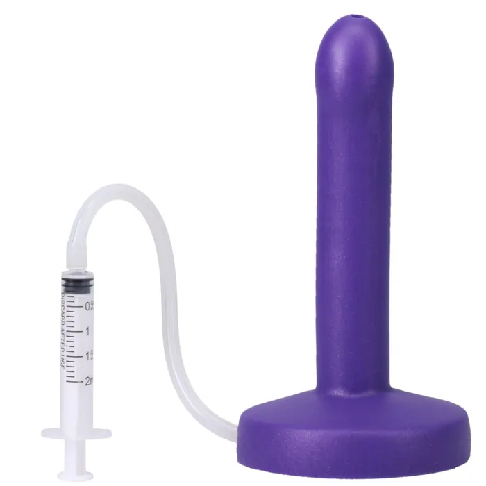 Dildos Pop Slim 6 Inch Silicone Squirting Dildo Purple Tantus