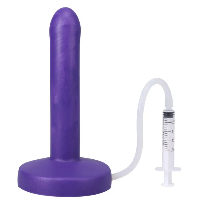Dildos Pop Slim 6 Inch Silicone Squirting Dildo Purple Tantus