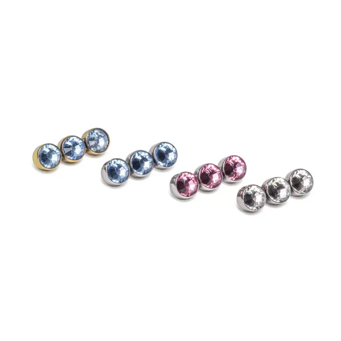 Dildos Tilum Tilum 18g16g Internally Threaded 3mm Jewel Stop Light Cluster Top Price Per 1