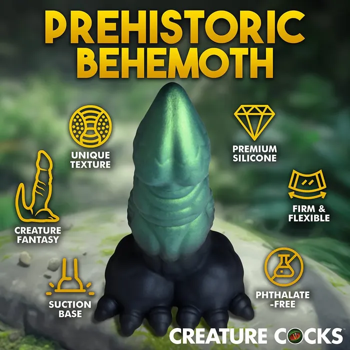 Dildos XR Brand Creature Cocks Dickosaur Dinosaur Silicone Dildo