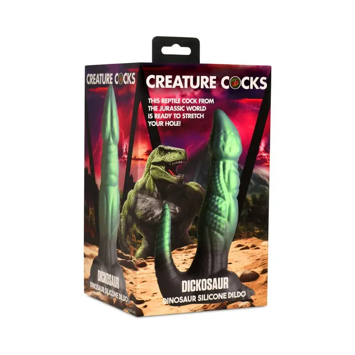 Dildos XR Brand Creature Cocks Dickosaur Dinosaur Silicone Dildo