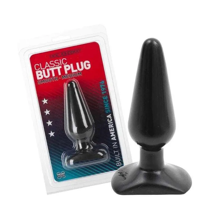 Doc Johnson Medium Black Butt Plug Doc Johnson Enterprises Anal