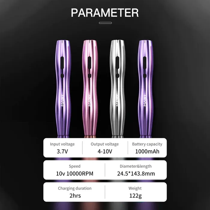 Dragonhawk Female Sex Toys Dragonhawk Mast P20 Wireless Tattoo Machine with 1 Battery Pick Color