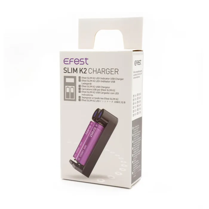 Efest Slim K2 USB Battery Charger Efest Female Sex Toys