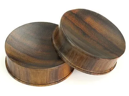 Elementals Organics Anal Solid Concave Sono Wood Plug Price Per 1