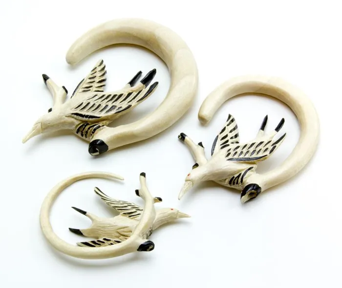Elementals Organics Gannet Diving Bird Organic Crocodile Wood Ear Hangers 3mm12mm Price Per 2 Vibrators Elementals Organics Gannet Diving Bird Organic Crocodile Wood Ear Hangers 3mm12mm Price Per 2 Vibrators