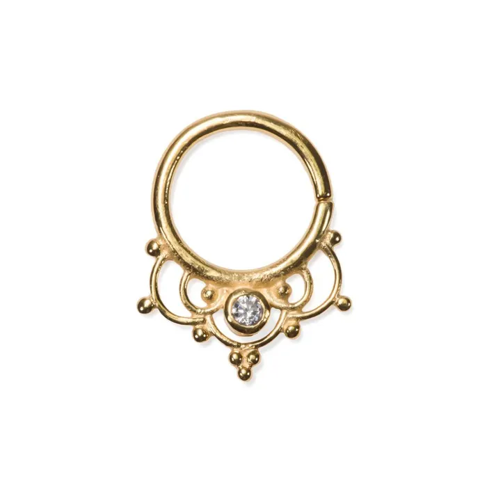 Elementals Organics Male Sex Toys 18g Gold Plated Tribal Chandelier Bendable Septum Ring Elementals Organics Male Sex Toys 18g Gold Plated Tribal Chandelier Bendable Septum Ring