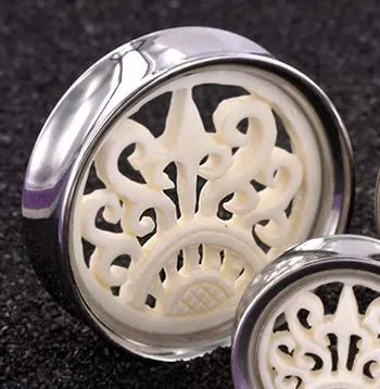 Elementals Organics Vibrators CROWN Bone SYNTHESIS PLUGS 18mm 34mm Price Per 1
