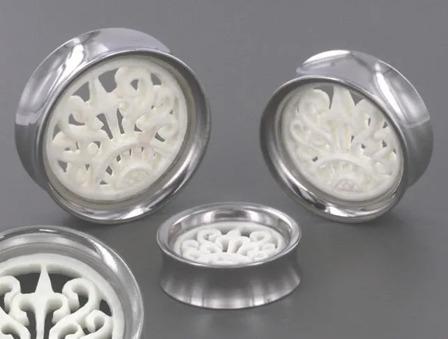 Elementals Organics Vibrators CROWN Bone SYNTHESIS PLUGS 18mm 34mm Price Per 1