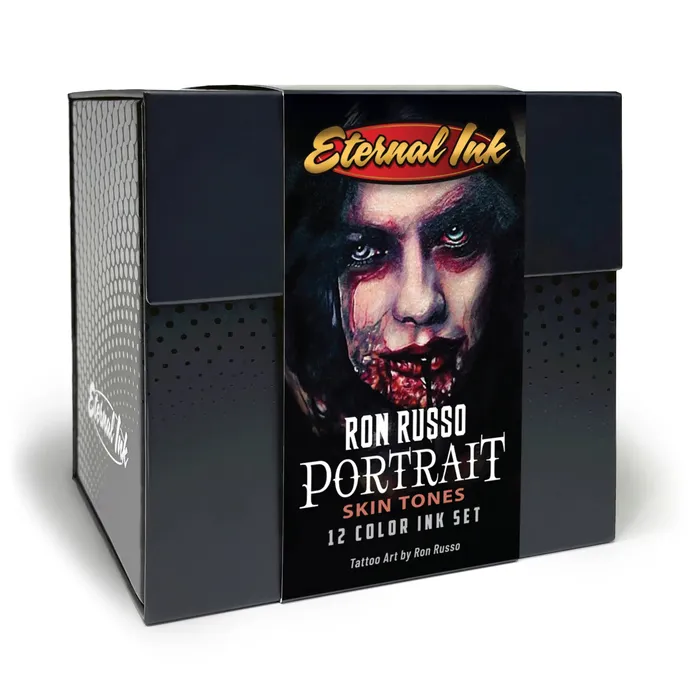 Eternal Female Sex Toys Portrait Skin Tone Color Set of 12 1oz Bottles Eternal Tattoo Ink