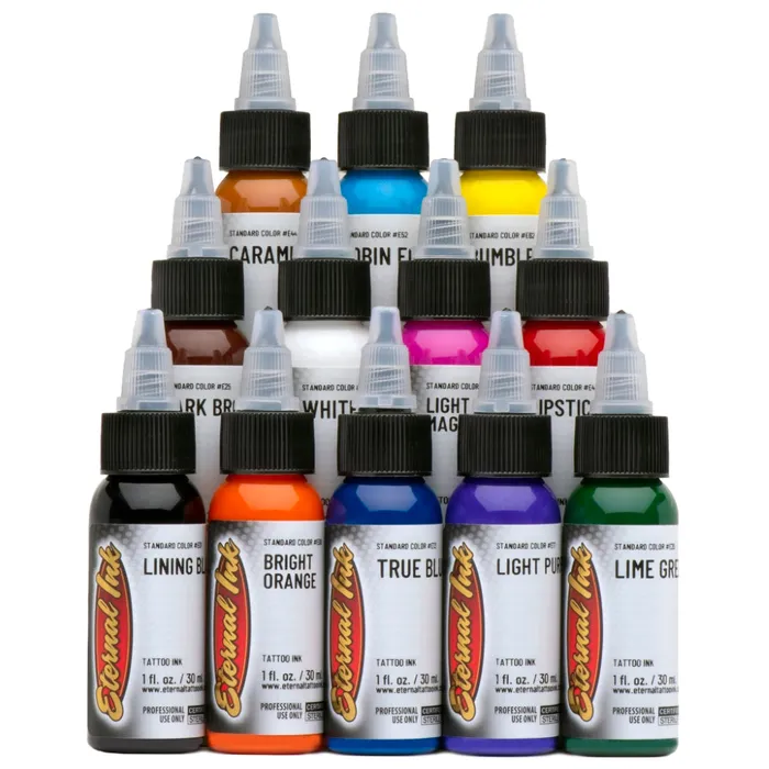 Eternal Female Sex Toys Sample Color Set of 12 12oz Bottles Eternal Tattoo Ink Eternal Female Sex Toys Sample Color Set of 12 12oz Bottles Eternal Tattoo Ink