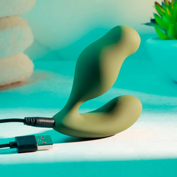 Evolved Novelties Female Sex Toys The Sergeant Powerful Prostate Vibrator with Remote Control Green