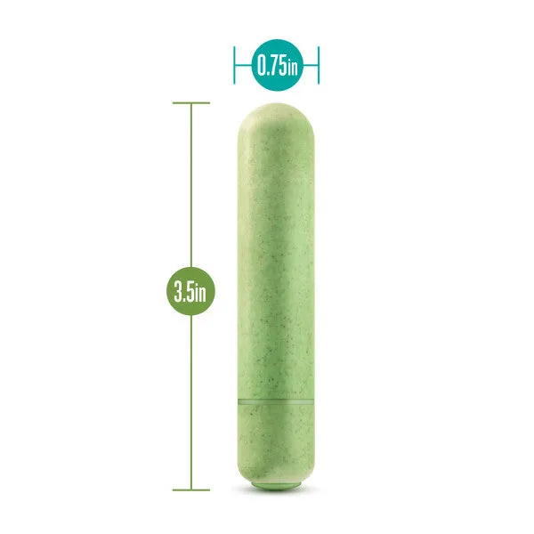 Female Sex Toys Blush Gaia Biodegradable Recyclable Eco Bullet Vibrator Green