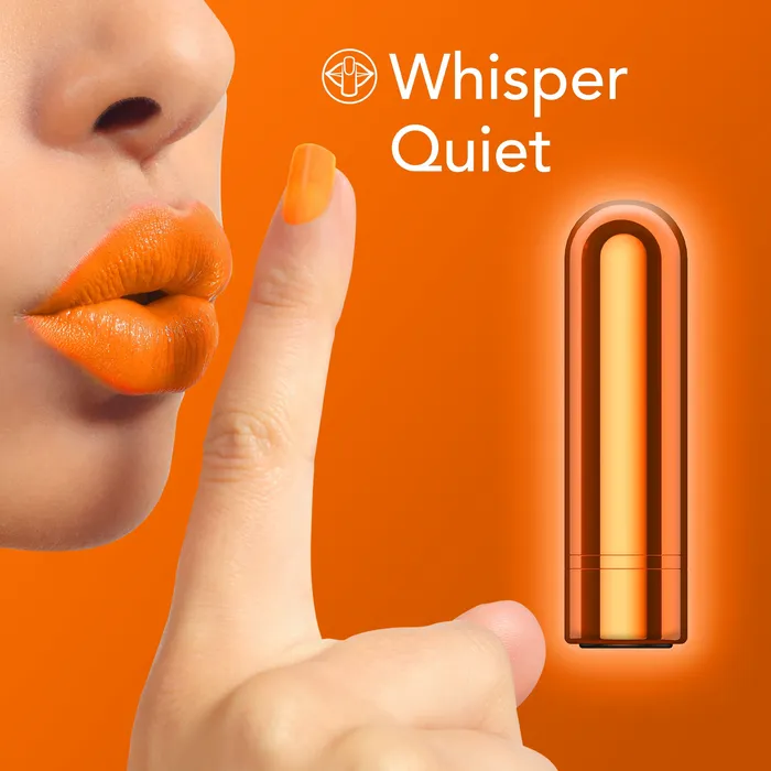 Female Sex Toys Blush Kool Vibes Rechargeable Mini Bullet Orange