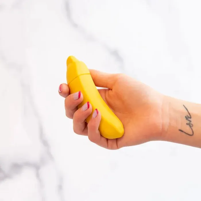 Female Sex Toys Dame Products Banana Emojibator Ultra Discreet First Time Bullet Vibrator