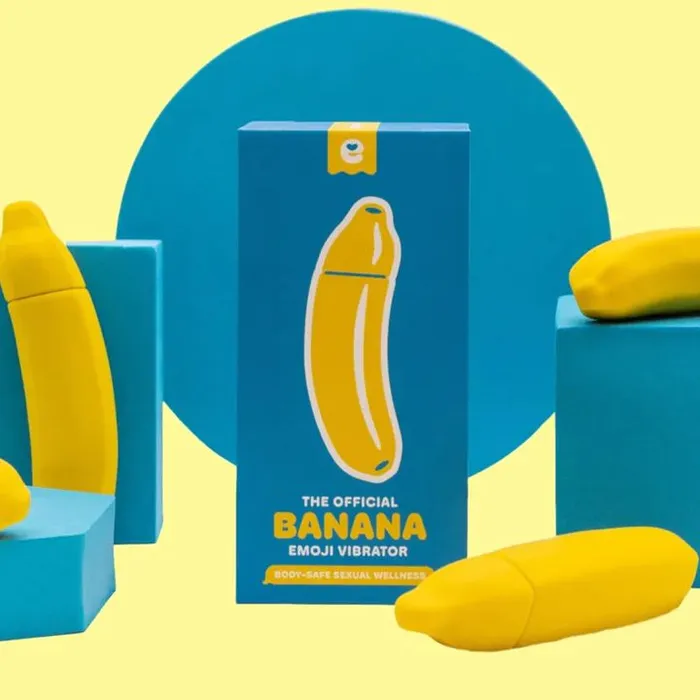 Female Sex Toys Dame Products Banana Emojibator Ultra Discreet First Time Bullet Vibrator
