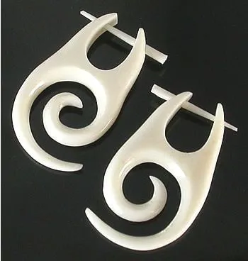 Female Sex Toys Elementals Organics FULL SPIRAL Design Bone Pick Earrings Stirrups Natural Body Jewelry Price Per 2 Female Sex Toys Elementals Organics FULL SPIRAL Design Bone Pick Earrings Stirrups Natural Body Jewelry Price Per 2