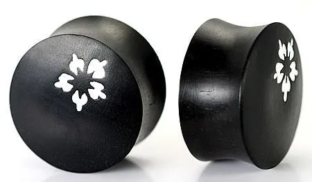 Female Sex Toys Elementals Organics White Flower on Areng Wood Organic New Tribe Body Jewelry 8mm 25mm Price Per 1 Female Sex Toys Elementals Organics White Flower on Areng Wood Organic New Tribe Body Jewelry 8mm 25mm Price Per 1