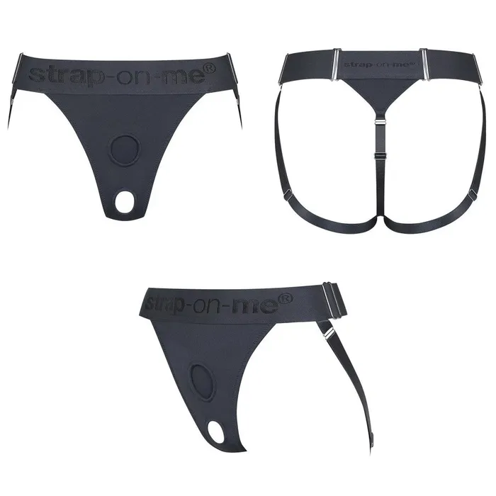 Female Sex Toys Lovely Planet Unique Strap On Me Double Penetration Harnesses Grey
