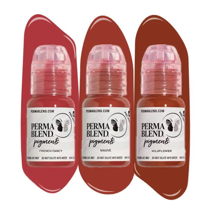 Female Sex Toys Perma Blend Mauve Lip Mini Set Perma Blend 3 12oz Bottles
