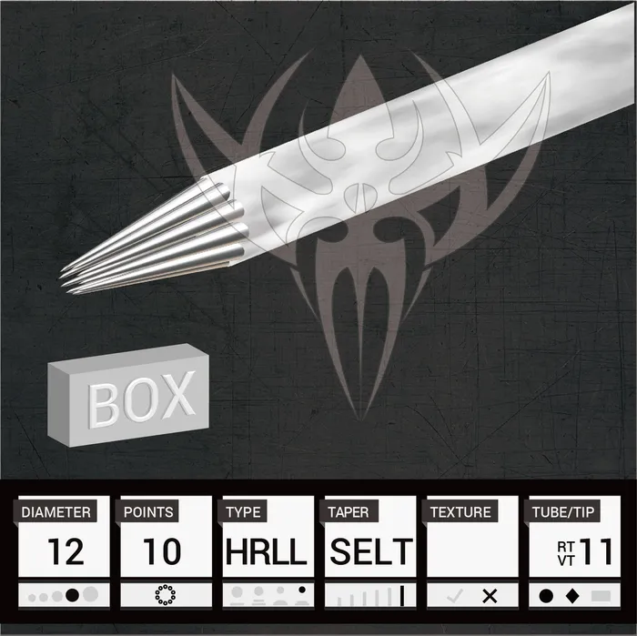 Female Sex Toys Precision Needles 12 Hollow Round Liner 60mm Taper Precision Needles Box of 50 Premade Sterilized Tattoo Needles
