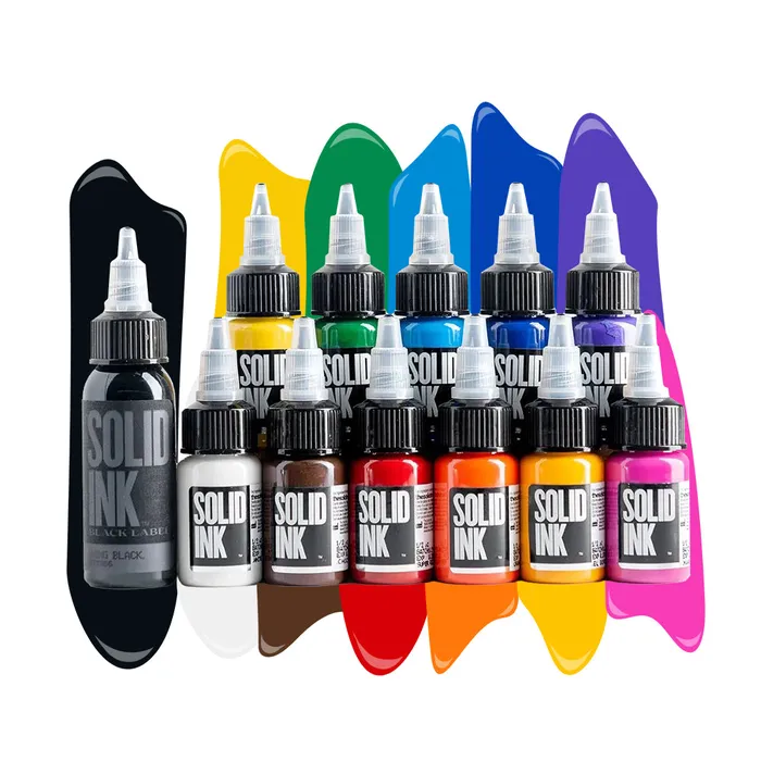 Female Sex Toys Solid Ink 12 Color Mini Travel Set Solid Ink 12oz Bottles