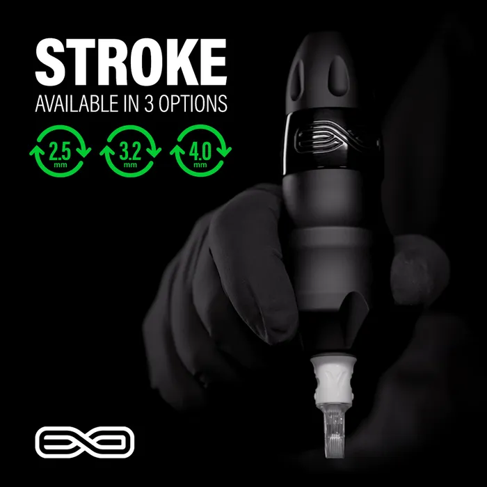 FK Irons Vibrators EXO 2 PowerBolts Pick Stroke Length and Color
