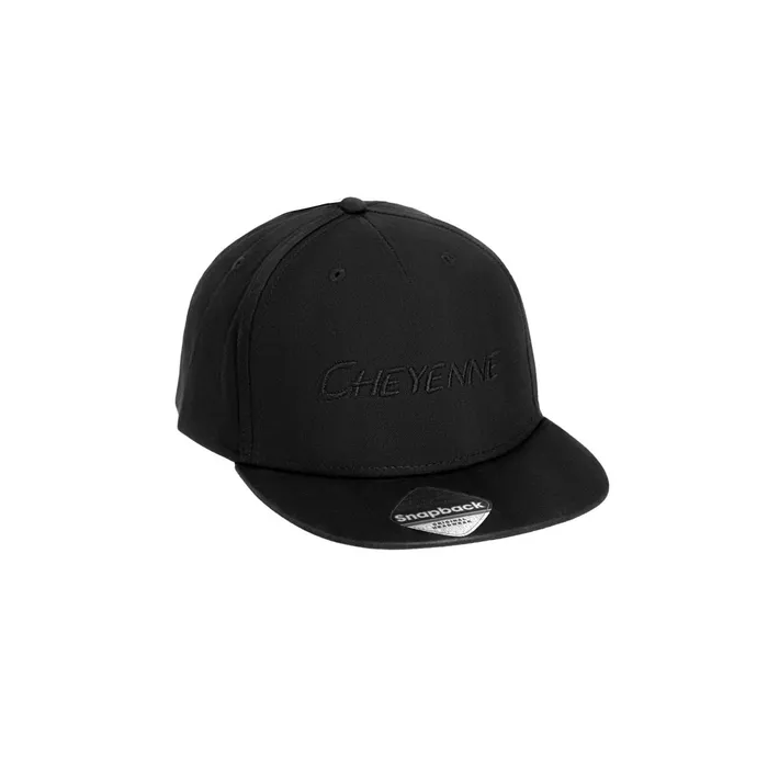 Free Gift Cheyenne Flat Brim Snapback Hat Black Cheyenne Anal