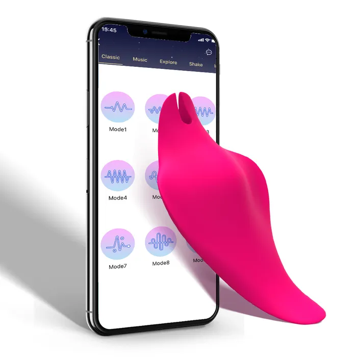 FUNMATES Vibrators Deme Spaceship Wearable Vibrator APP Control9 Function