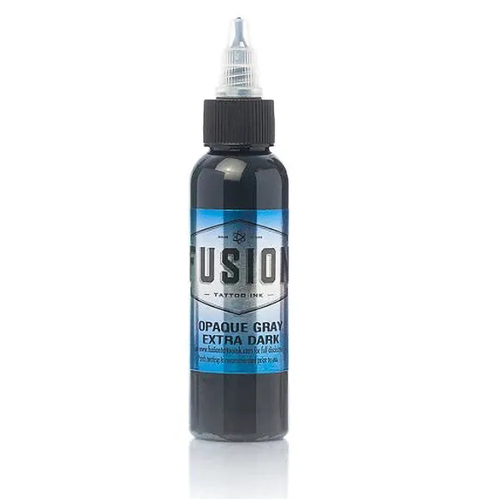 Fusion Male Sex Toys Opaque Gray Extra Dark Fusion Tattoo Ink Pick Size