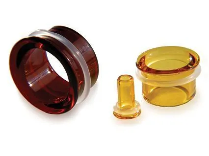 Gorilla Glass Bullet Hole Single Flared Plug Price Per 1 Gorilla Glass Anal