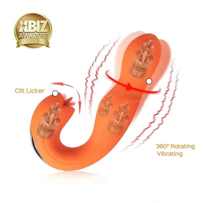 Honey Play Box Vibrators Joi Rotating Head Vibrator Tongue Licking Vibe