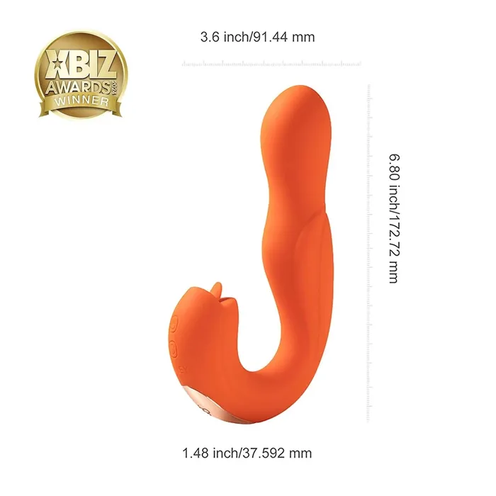 Honey Play Box Vibrators Joi Rotating Head Vibrator Tongue Licking Vibe
