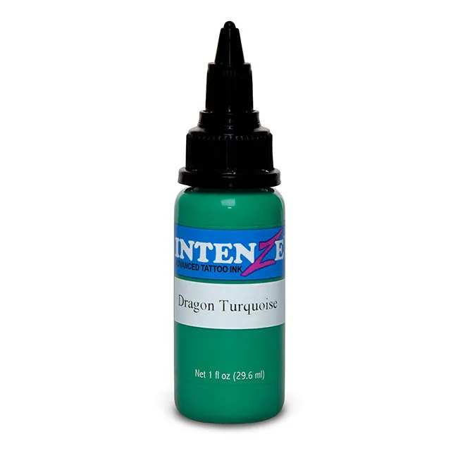 Intenze Vibrators Dragon Turquoise Intenze Tattoo Ink 1oz Bottle