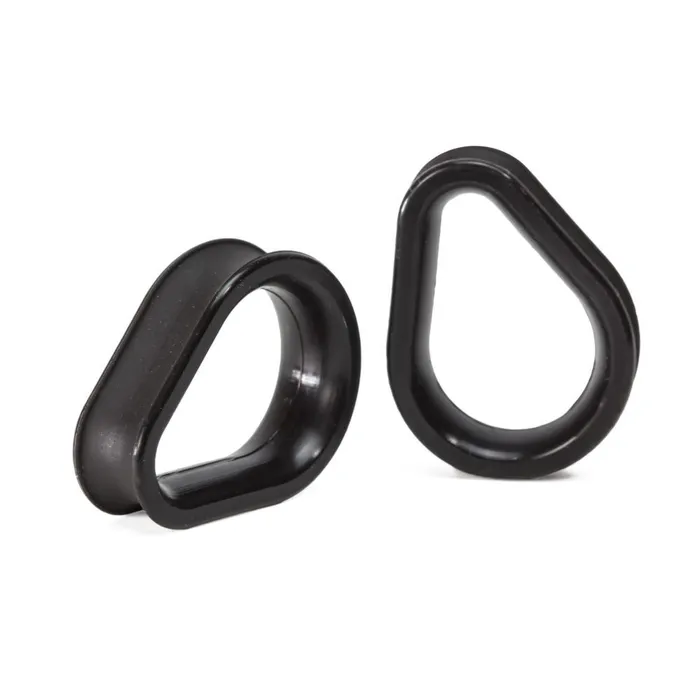 Kaos Anal Black Silicone Hydra Eyelet by Kaos Softwear 00g up to 1 Price Per 2