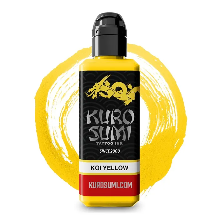 Koi Yellow Kuro Sumi Tattoo Ink Pick Size Kuro Sumi Male Sex Toys