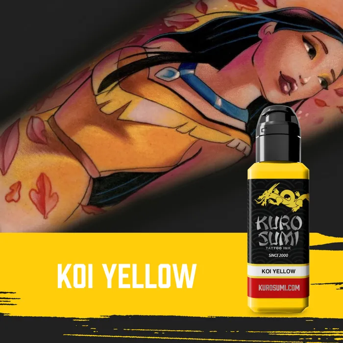 Koi Yellow Kuro Sumi Tattoo Ink Pick Size Kuro Sumi Male Sex Toys