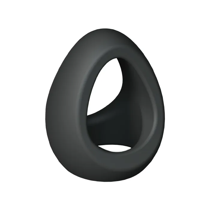 Lovely Planet Flux Stretchy Black Silicone Cock and Ball Ring Male Sex Toys
