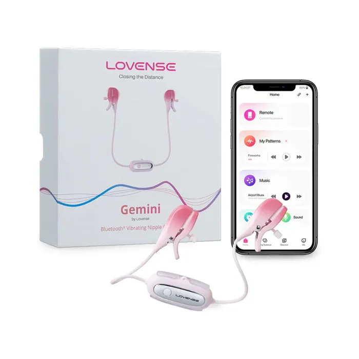 Lovense Female Sex Toys Lovense Gemini Bluetooth Rechargeable Vibrating Nipple Clamps Lovense Female Sex Toys Lovense Gemini Bluetooth Rechargeable Vibrating Nipple Clamps