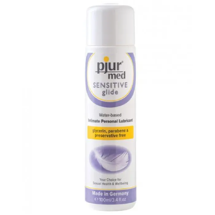 Lubricants Pjur Med Sensitive Glide Water Based Lubricant 34 oz Pjur