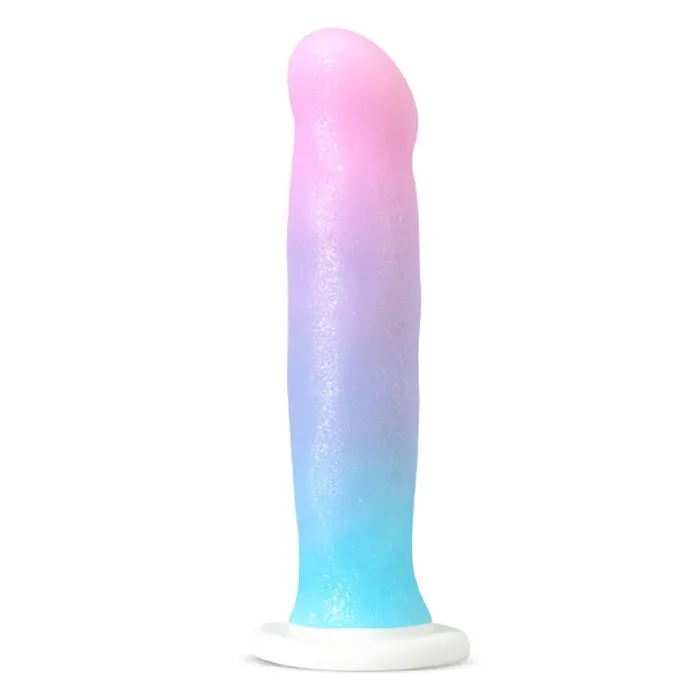 Lucky Sparkle Silicone Suction Cup 8 Inch Dildo Blush Dildos