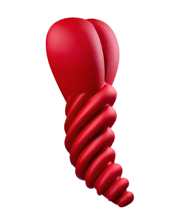 Luvgrind Soft Silicone Stroker Grinder and Dildo Base Red Bananapants Male Sex Toys