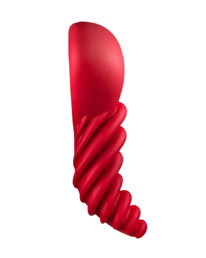 Luvgrind Soft Silicone Stroker Grinder and Dildo Base Red Bananapants Male Sex Toys