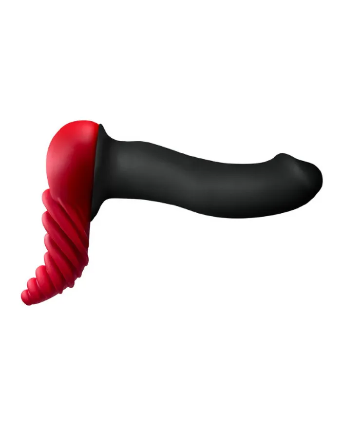 Luvgrind Soft Silicone Stroker Grinder and Dildo Base Red Bananapants Male Sex Toys