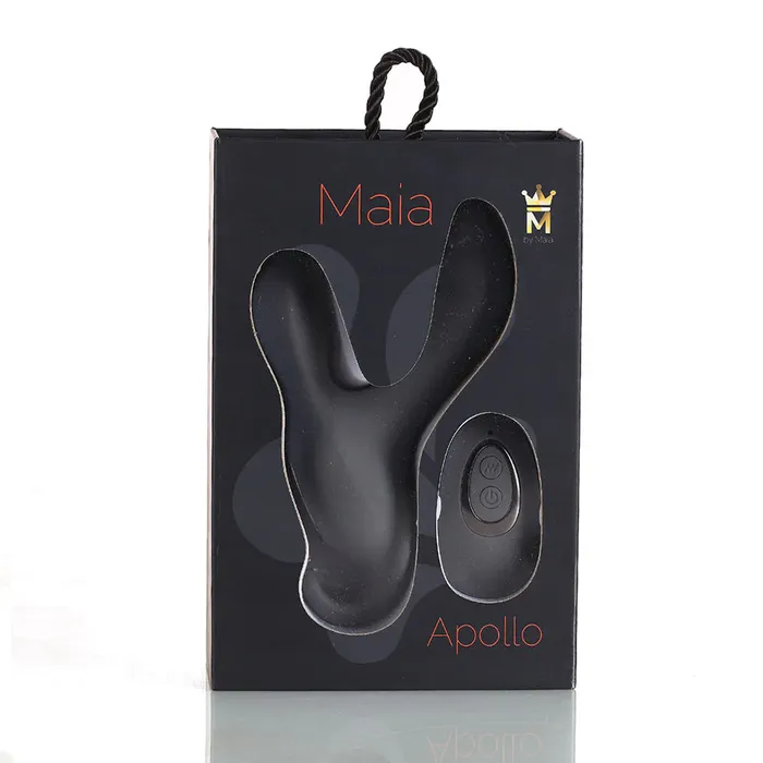 Maia Toys Female Sex Toys APOLLO 15Function Silicone Remote Control Dual Motor USB Rechargeable Prostate Massager