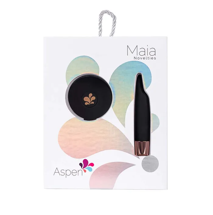Maia Toys Maia Toys ASPEN 15Function Rechargeable Wireless Flickering Tip Vibrator Female Sex Toys