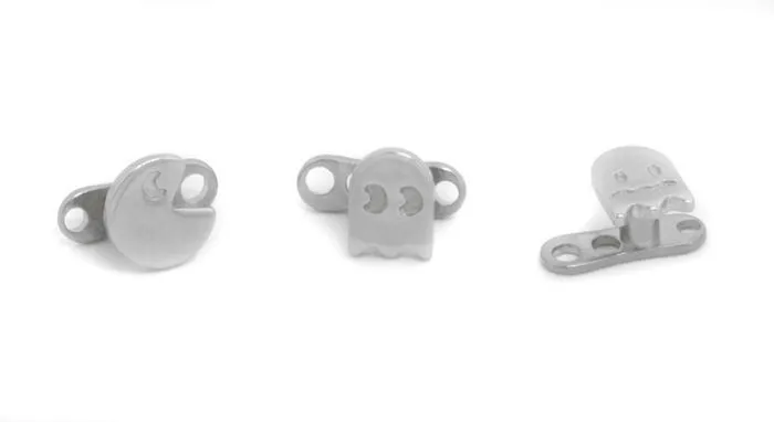 Male Sex Toys 14g 12g Internally Threaded Steel WideEyed Ghost Top Price Per 1 Painful Pleasures