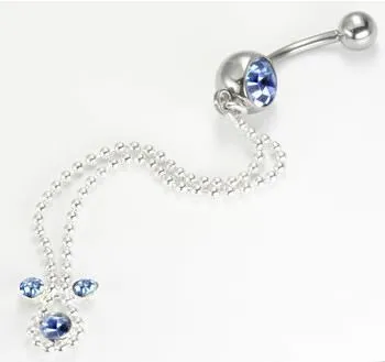 Male Sex Toys 14g 716 Long Double Chain Dangle with Jewels Belly Button Ring Painful Pleasures Male Sex Toys 14g 716 Long Double Chain Dangle with Jewels Belly Button Ring Painful Pleasures