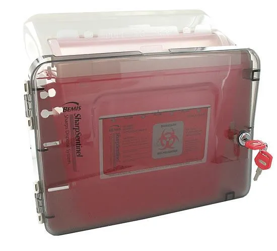 Male Sex Toys Bemis Bemis Sharps Cabinet Only Use with 5qt Sharps Container Glove Box Holder